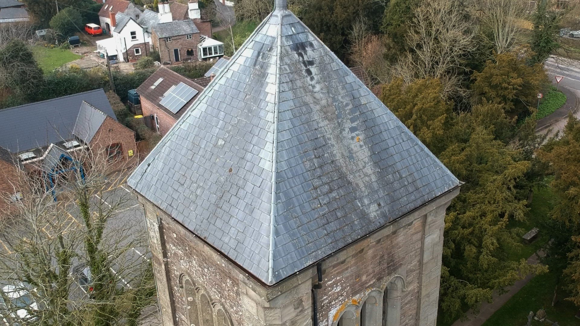 Drone roof survey Hereford, Gloucester, Bristol, South Wales, West Midlands